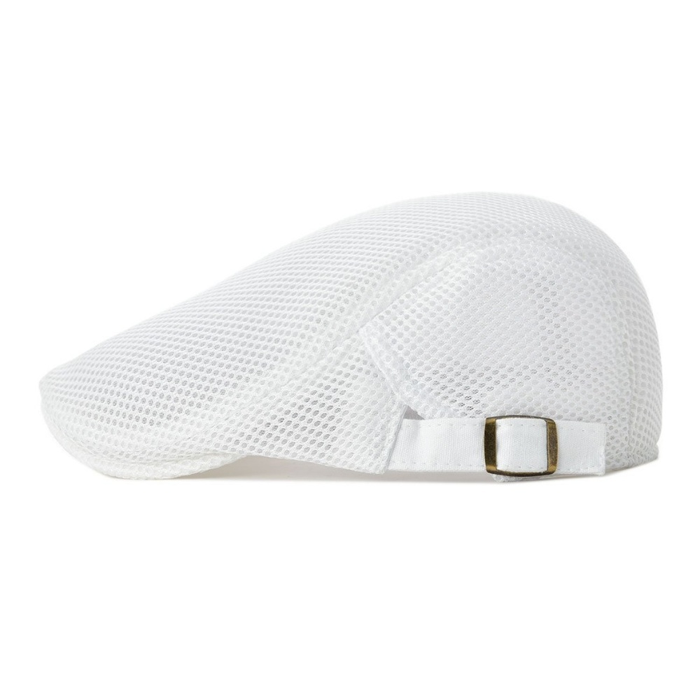 Mesh Beret Hat Summer Ivy Cap Classic Flat Cap - Picture 2 of 7
